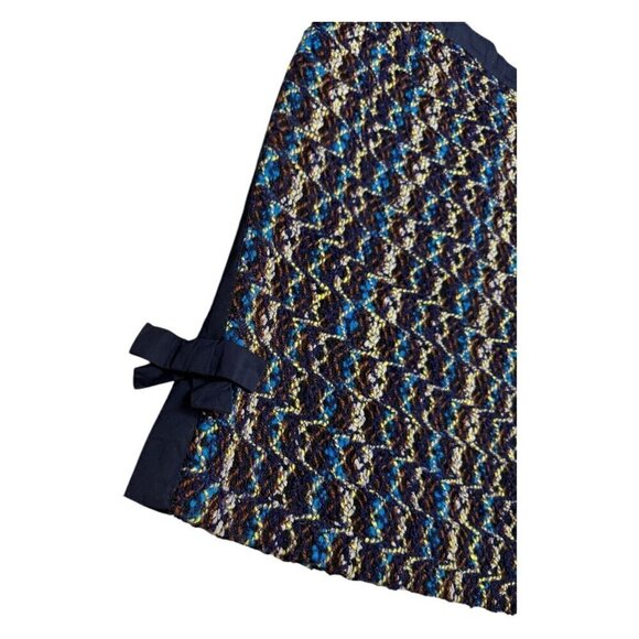 LOUIS VUITTON STUNNING Vintage WOOL & SILK Luxury Designer Skirt Size 4 Small - Picture 3 of 10